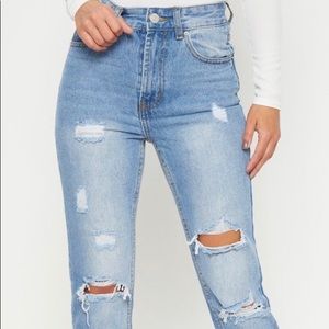 Pretty little thing mom jeans